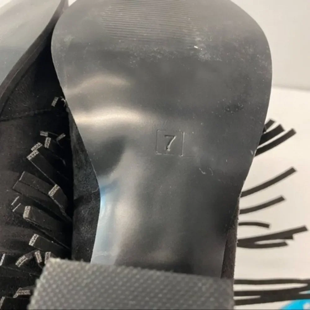 Size 7 Suede Ankle Booties - Picture 7 of 7